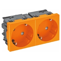 Steckdose 33 Grad, 2-fach Schutzkontakt,Con.45 STD-D3SC ROR2