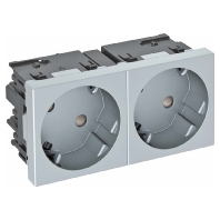 Steckdose 33 Grad, 2-fach Schutzkontakt,Con.45 STD-D3SC AL2