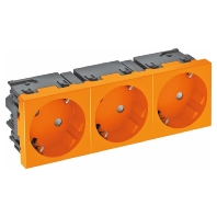 Steckdose 33 Grad, 3-fach Schutzkontakt,Con.45 STD-D3SC ROR3