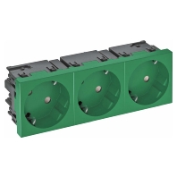 Steckdose 33 Grad, 3-fach Schutzkontakt,Con.45 STD-D3SC MZGN3