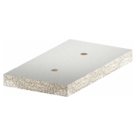 Brandschutzplatte gelocht 220x120x20, grau GLB-PG3