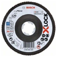 X-LOCK Fcherscheibe BfM,125mm,K120,gek 2608619204