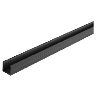 LED-Anbauprofil schwarz elox. 53607080