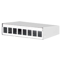 Keystone AP-Gehuse 8 Port rws RAL9010 130861-0802KE