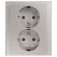 SCHUKO-Doppelsteckdose 202 EUJB-83