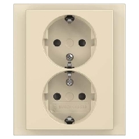 SCHUKO-Doppelsteckdose 202 EUJB-82