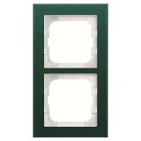 Frame 2-gang green 1722-226