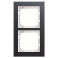 Frame 2-gang grey 1722-229