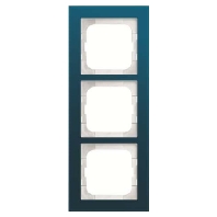 Frame 3-gang blue 1723-228