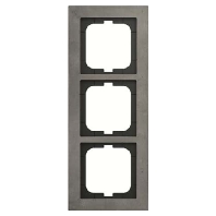 Frame 3-gang grey 1723-298