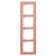 Frame 4-gang Pink 1724-227