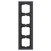 Frame 4-gang blue 1724-248