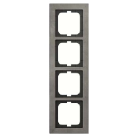 Frame 4-gang grey 1724-298