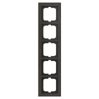 Frame 5-gang grey 1725-290