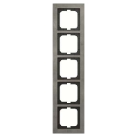 Frame 5-gang grey 1725-298