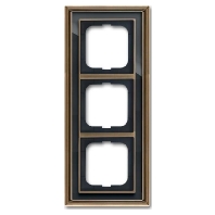 Frame 3-gang brass 1723-845
