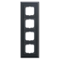 Frame 4-gang anthracite 1724-831