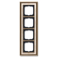 Frame 4-gang brass 1724-846