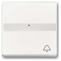Cover plate for switch/push button white 1764 NLI/KI-884