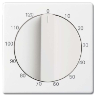 Cover plate for time switch white 1771-84-103