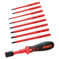 Drehm.Schraubendreher-Set VDE, 9-tlg. 11 4806