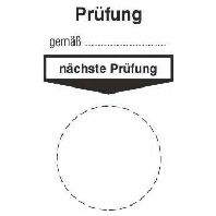 Sticker for emergency luminaire 18 2714
