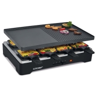 Raclette set 1200W 8 pans 6446