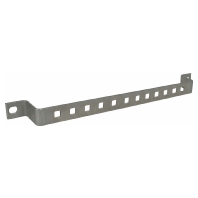 Erdungsschiene NIRO, 1x12 Anschl. ES 12AP 11X11 V2A