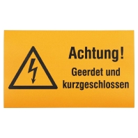 Warn-/Hinweisschild Kunststoff WHS A GUKG M700056