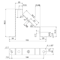 Accessory for switchgear cabinet NSYETF