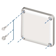 Quick lock for distribution board cover NSYAEDS40TB (quantity: 4)
