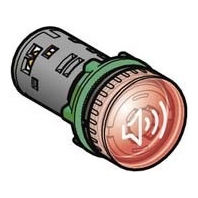 Harmony Buzzer beleuchtbar rot D22mm 24V ACDC XB5KS2B4