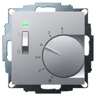 Room clock thermostat 5...30C UTE 1011-Alu-55