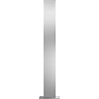 Standsule Edelstahl matt, 1Mod SMT-1/1EM