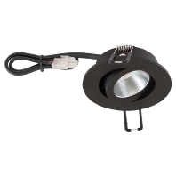 P-LED Deckeneinbauleuchte 3000K IP20 350mA sw PC20060902