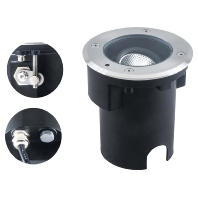 LED-Bodeneinbauleuchte 3000K IP67 alu PC67107002