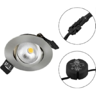 LED Einbauleuchte 230V 830, dim., eds-opt. S061302