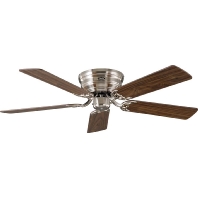 Deckenventilator chrom gebrstet FLAT 132-III BN