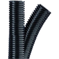 Corrugated plastic hose 25,6mm RQK-PA, 2xAD34,5, sw