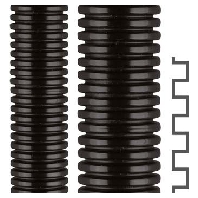 Corrugated plastic hose 42,5mm ROHRflex PP, AD 42,5