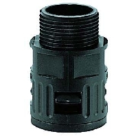 Straight connector for corrugated hose RQG-P AD13,0/PG09sw