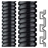 Protective metallic hose OD 27mm ID 22mm SPR-PVC-AS AD27 sw