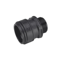 Kunststoffverschraubung schwarz E-Lock 25