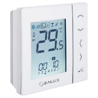 Room thermostat VS20WRF 4 in 1 digital wireless AP white, 112621 - Promotional item