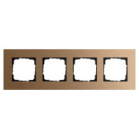 Abdeckrahmen 4-f. Esprit Bronze 021438