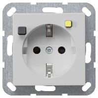 FI-Schutzsteckdose 30mA SH grau 2677015