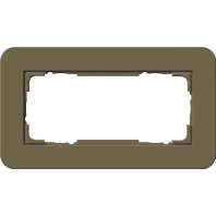 Abdeckrahmen 2fach o.M Umbra/Reinwei� 1002416
