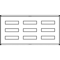 Cover for distribution board 450x750mm US33A2