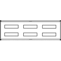 Cover for distribution board 300x750mm US23A2