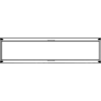 Cover for distribution board 150x500mm US12A1